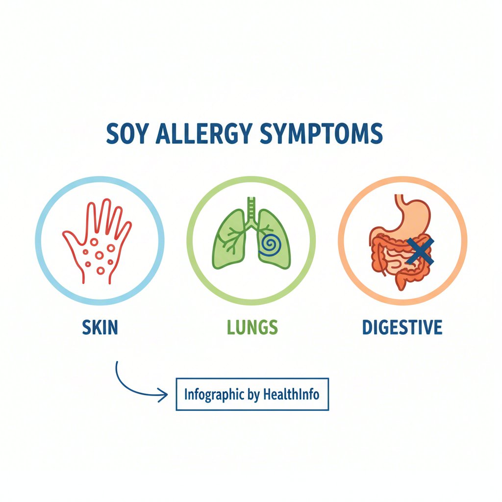 categorized checklist of common soy allergy symptoms