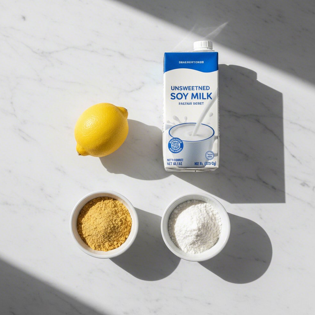 essential ingredients for creating homemade soy based vegan cheese