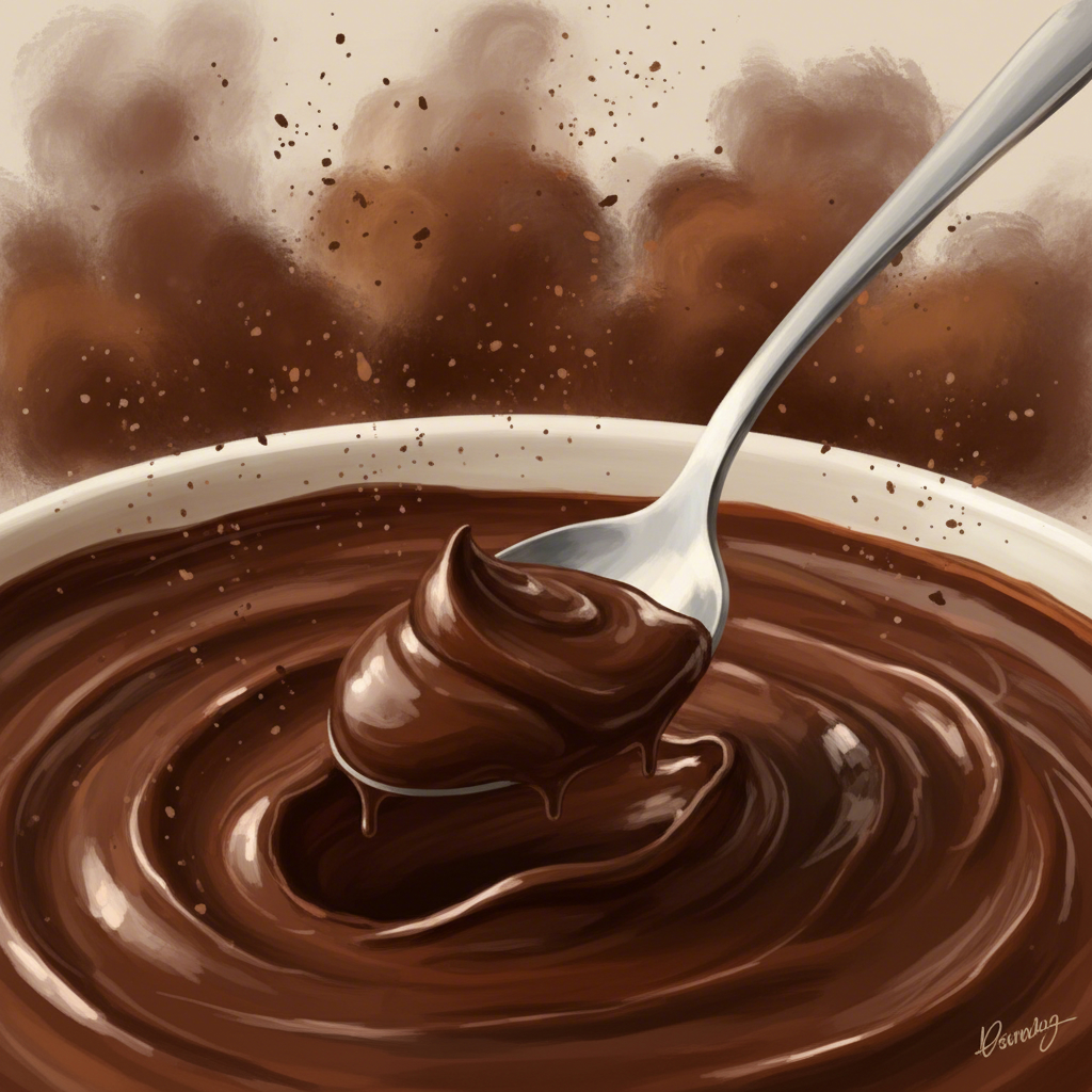 silky smooth dairy free chocolate pudding made with soy milk