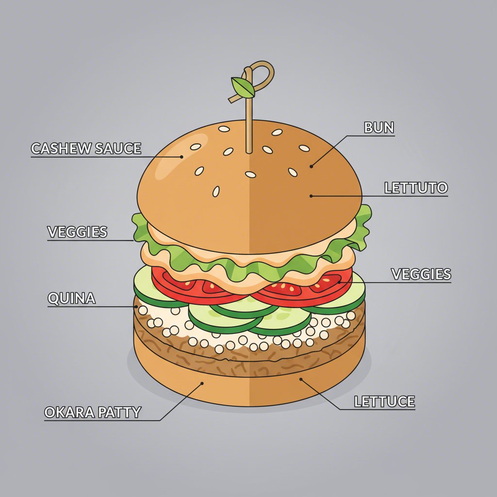 the versatile and hearty texture of an okara patty
